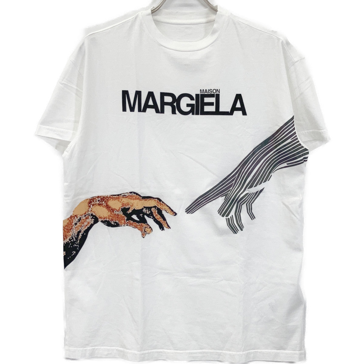 Maison Margiela メゾンマルジェラ S50GC0533 19SS ホワイト クルーネック Tシャツ トップス