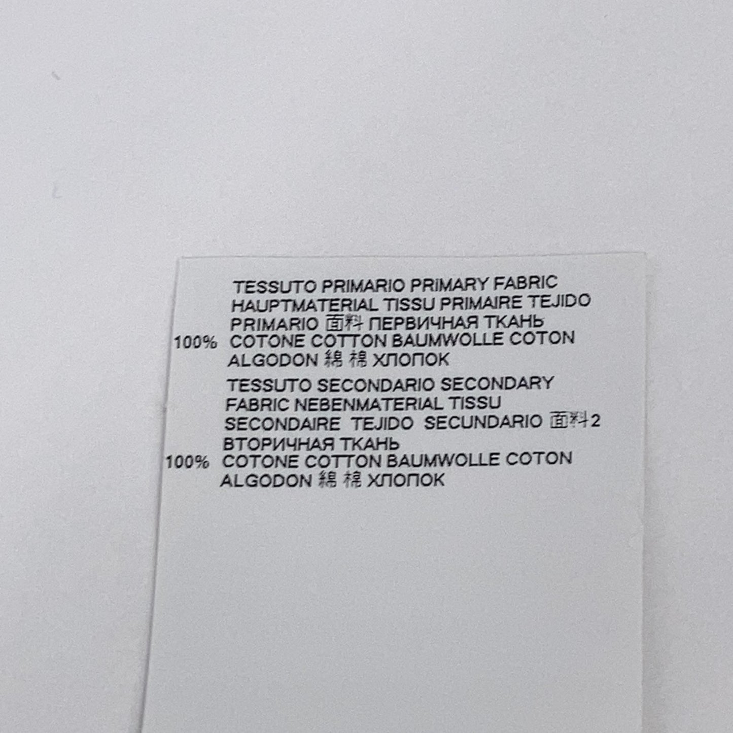 Maison Margiela メゾンマルジェラ S50GC0533 19SS ホワイト クルーネック Tシャツ トップス