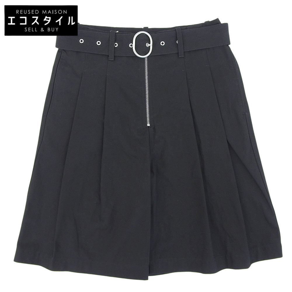 JIL SANDER+ Jil Sander Plus Unused Belt Shorts Bottoms Men's Cotton Black 44 J47KA0208 Bottoms