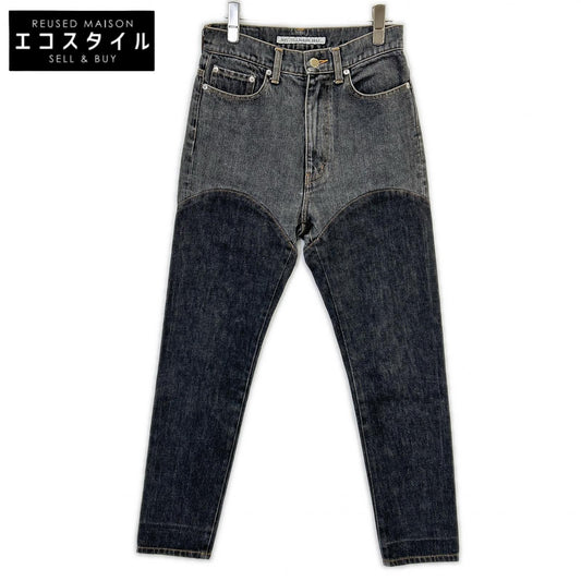 JOHN LAWRENCE SULLIVAN ジョンローレンスサリバン グレー THIGH HIGH JEANS ボトムス
