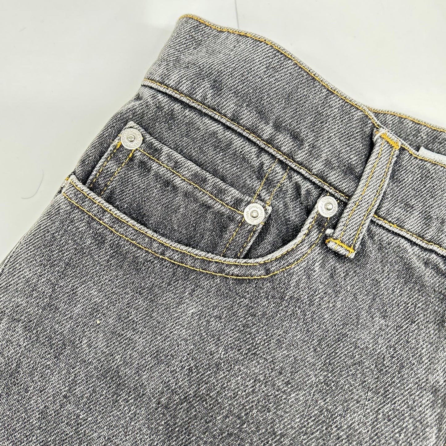 JOHN LAWRENCE SULLIVAN Gray THIGH HIGH JEANS Bottoms M