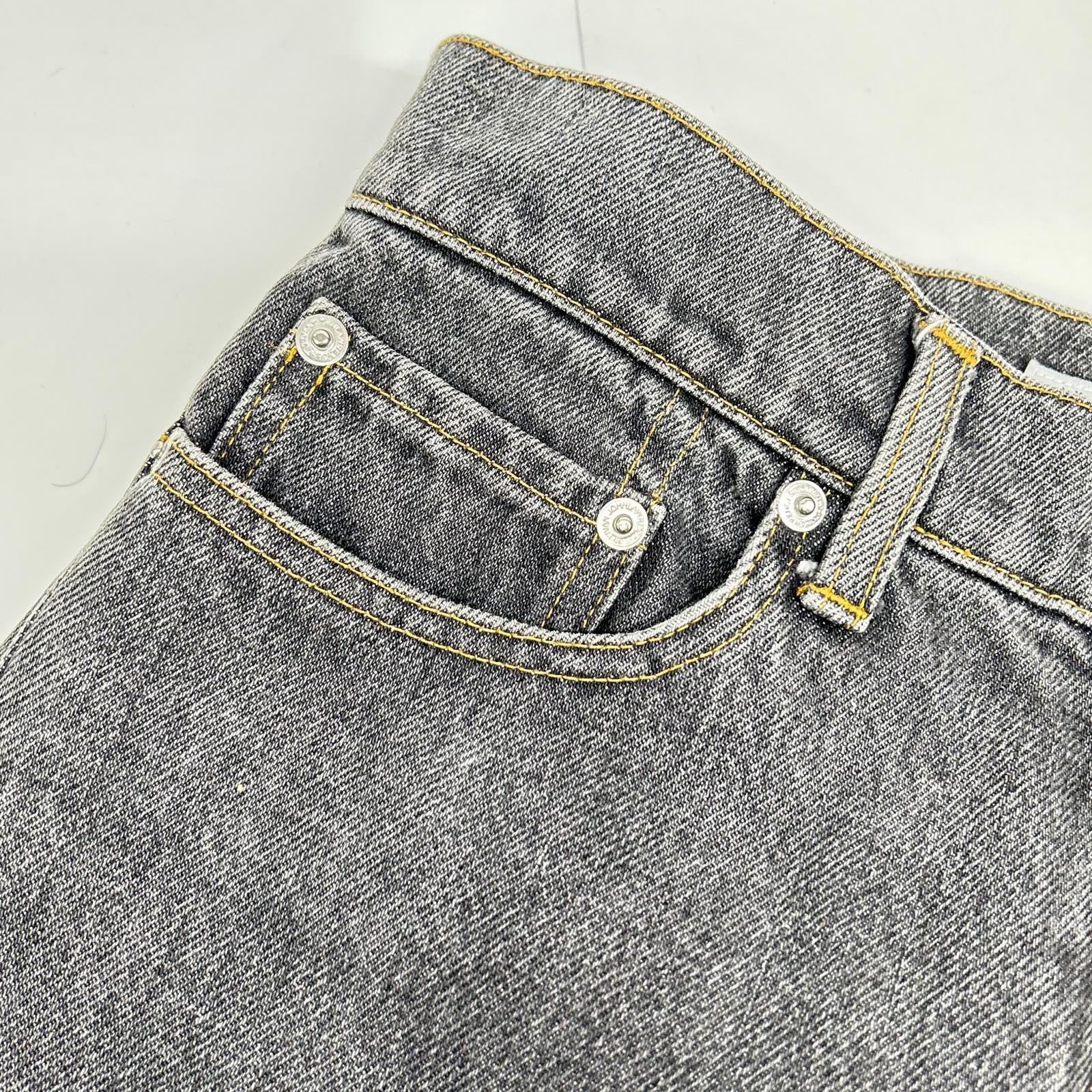 JOHN LAWRENCE SULLIVAN Gray THIGH HIGH JEANS Bottoms M
