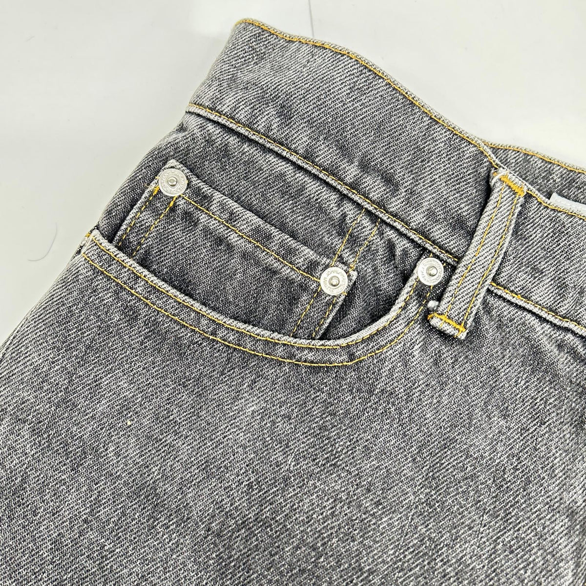 JOHN LAWRENCE SULLIVAN John Lawrence Sullivan gray THIGH HIGH JEANS bottoms