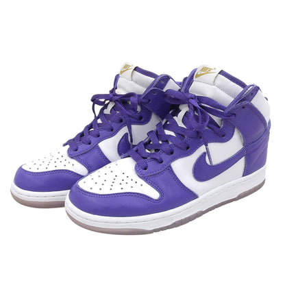NIKE ナイキ ダンク ハイ スペシャル スニーカー シューズ メンズ ホワイト×パープル 25.5cm DC5382-100 シューズ 8.5(US)