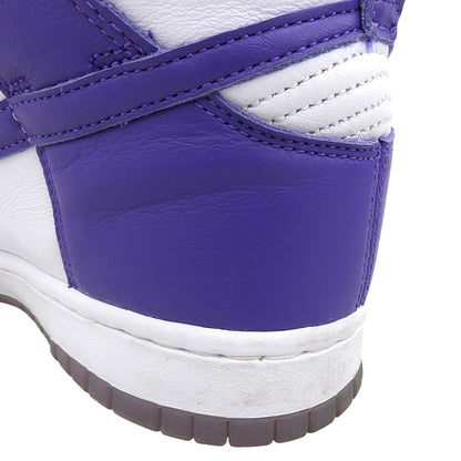 NIKE ナイキ ダンク ハイ スペシャル スニーカー シューズ メンズ ホワイト×パープル 25.5cm DC5382-100 シューズ 8.5(US)