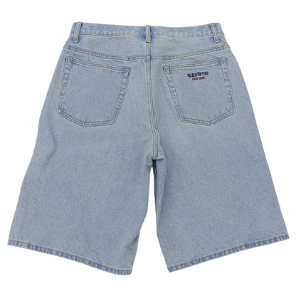 Supreme Excellent Condition Baggy Denim Wide Shorts Bottoms Men's Light Blue 30 25SS Bottoms