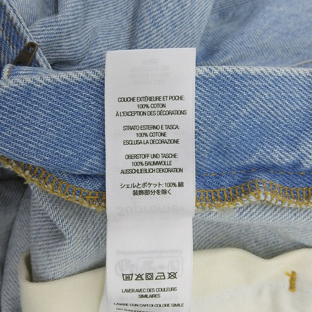 Supreme Excellent Condition Baggy Denim Wide Shorts Bottoms Men's Light Blue 30 25SS Bottoms