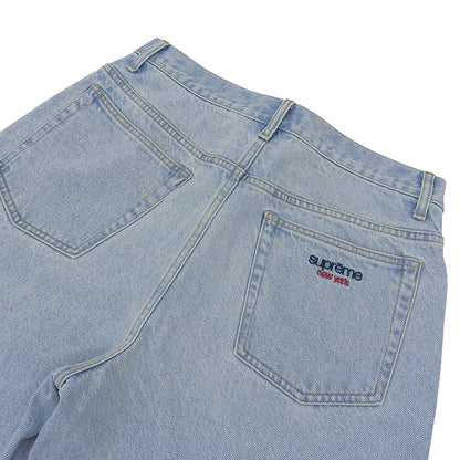 Supreme Excellent Condition Baggy Denim Wide Shorts Bottoms Men's Light Blue 30 25SS Bottoms