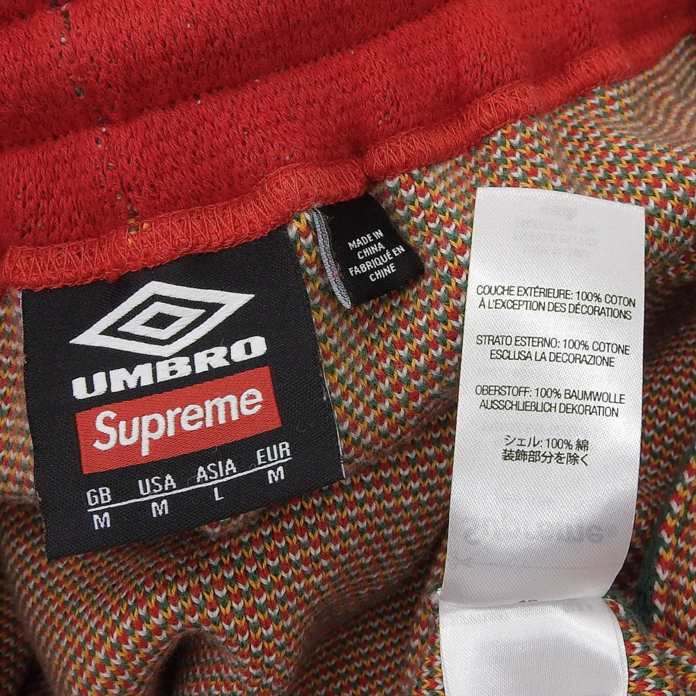 Supreme Supreme 美品 足球针织长裤 下装 男士 红色系 L 下装