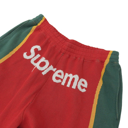 Supreme Supreme 美品 足球针织长裤 下装 男士 红色系 L 下装