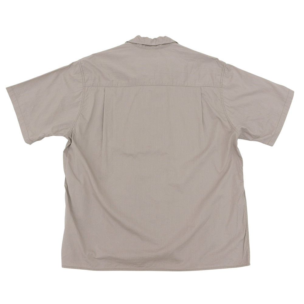CIOTA Open Collar Short Sleeve Shirt - Women's Grey - Size 3 (SHLM-112-CR)