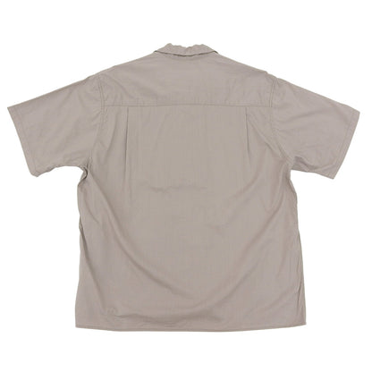 CIOTA Open Collar Short Sleeve Shirt - Women's Grey - Size 3 (SHLM-112-CR)