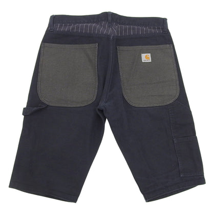 JUNYA WATANABE MAN 渡边淳弥 Carhartt 短裤 下装 男士 棉 藏青色 XS WA-P113 下装