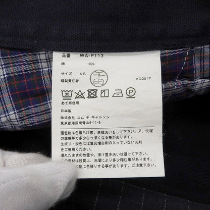 JUNYA WATANABE MAN 渡边淳弥 Carhartt 短裤 下装 男士 棉 藏青色 XS WA-P113 下装
