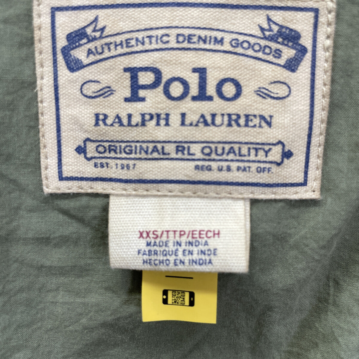 POLO RALPH LAUREN Polo 拉夫劳伦 宽松版型 军旅风斜纹布夹克 XXS 男士