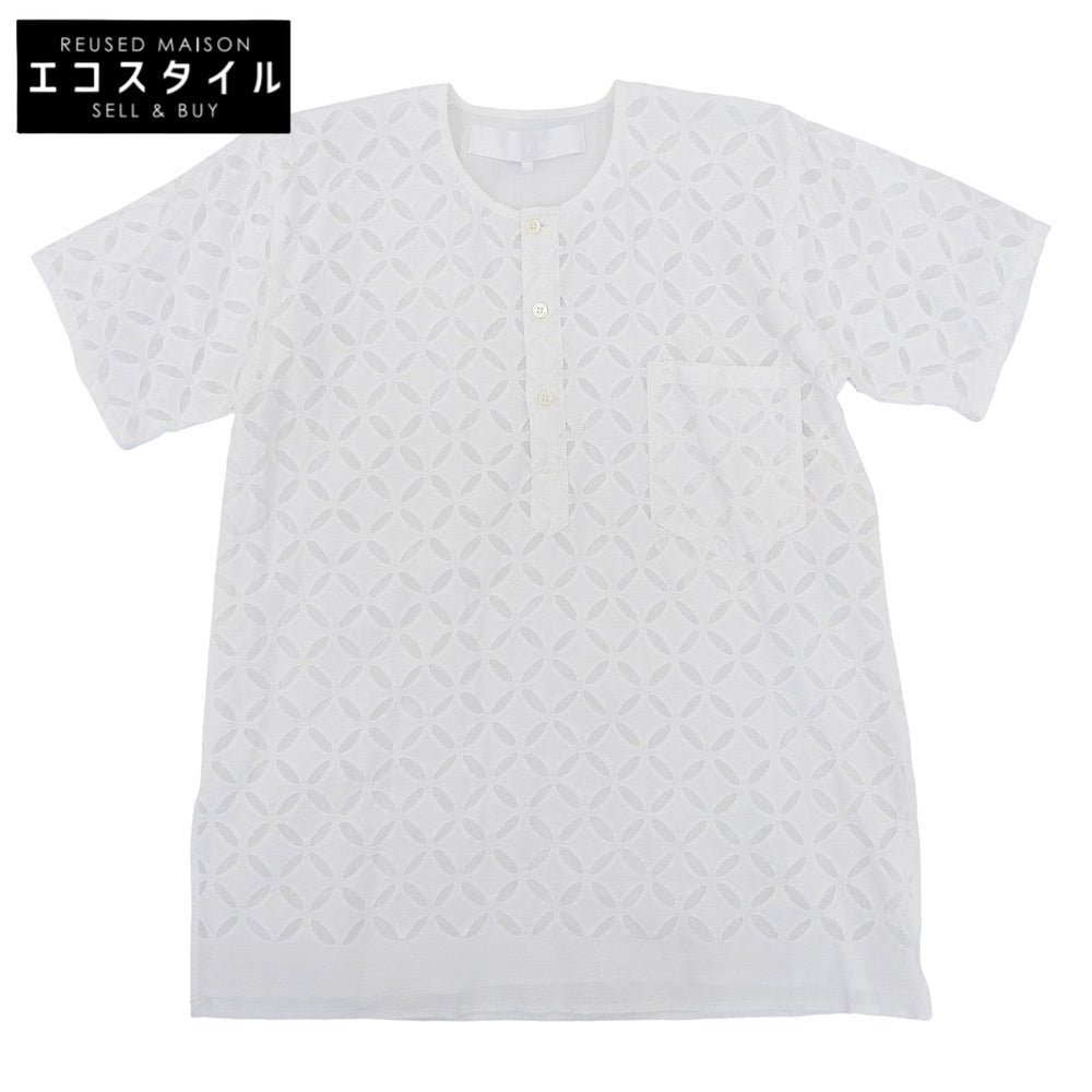 【SALE】 TAO COMME des GARCONS タオ コムデギャルソン Like New Short-Sleeve Shirt Top Women's White S TM-B011 Made in 2023 Top