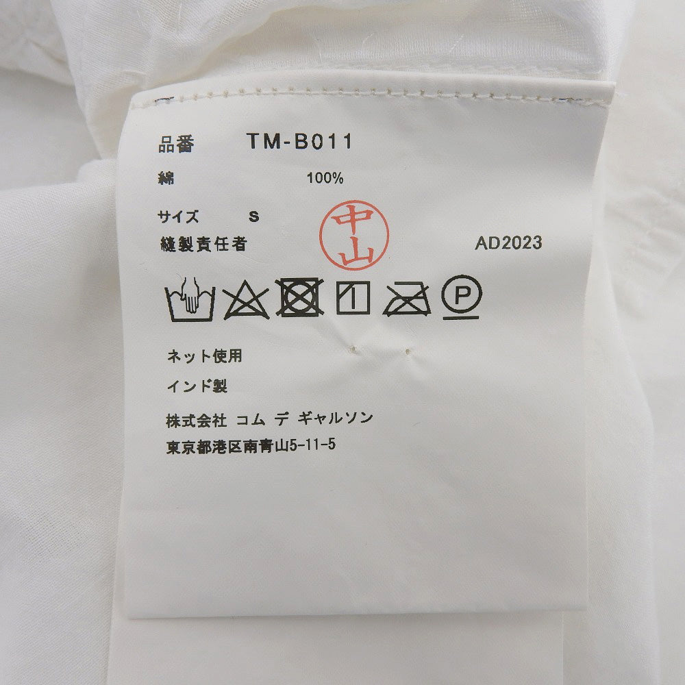 TAO COMME des GARCONS タオ コムデギャルソン 新品同様 ショートスリーブ シャツ トップス レディース 白 ホワイト S TM-B011 23年製 トップス