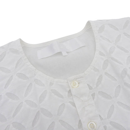 【SALE】 TAO COMME des GARCONS タオ コムデギャルソン Like New Short-Sleeve Shirt Top Women's White S TM-B011 Made in 2023 Top