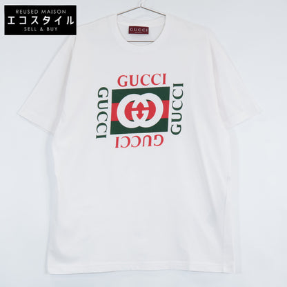 GUCCI 古驰 【国内正品】788093 GG标志印花短袖T恤/上衣