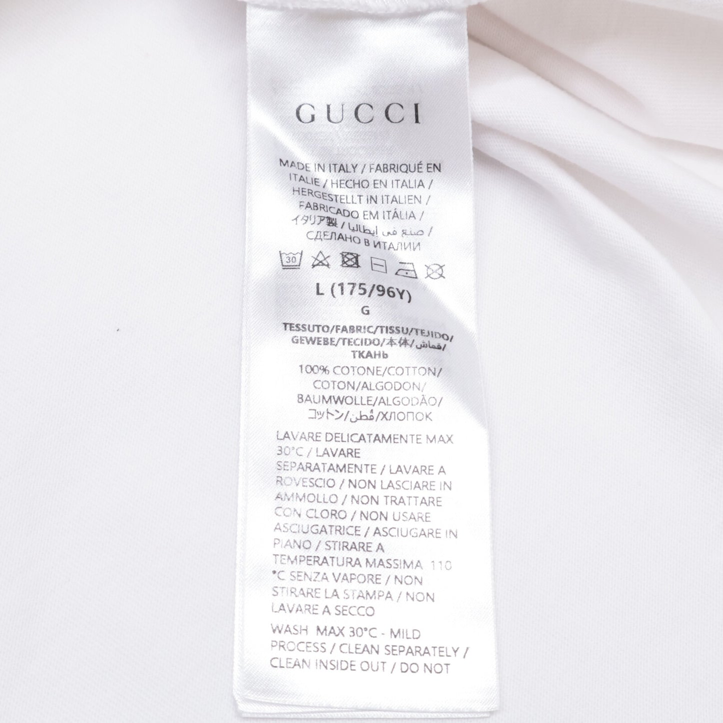 GUCCI 古驰 【国内正品】788093 GG标志印花短袖T恤/上衣