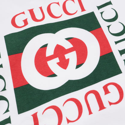 GUCCI 古驰 【国内正品】788093 GG标志印花短袖T恤/上衣