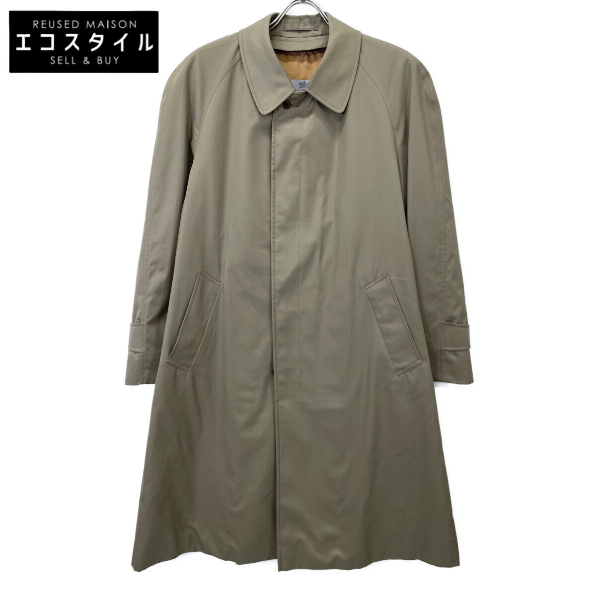 Aquascutum アクアスキュータム ベージュ ステンカラーコート コート