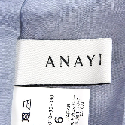 ANAYI アナイ メタルシャギーツイード ワンピース レディース パープル系 36 25年製 ワンピース