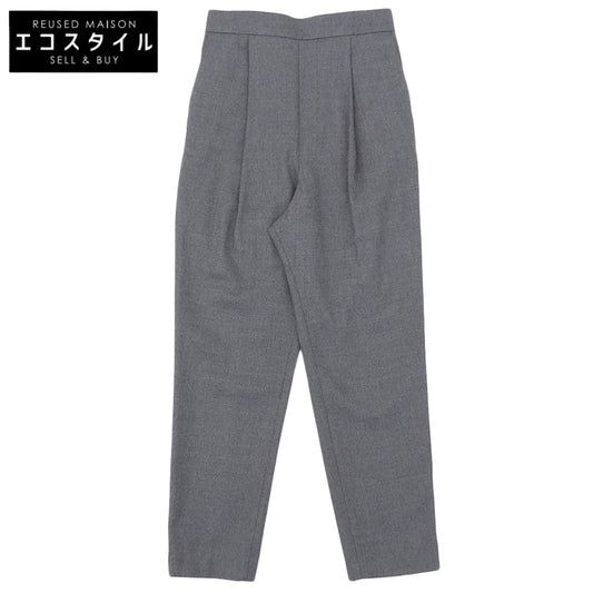 ENFOLD エンフォルド 美品 ELASTIC JODHPURS ウール パンツ ボトムス レディース グレー 36 ボトムス