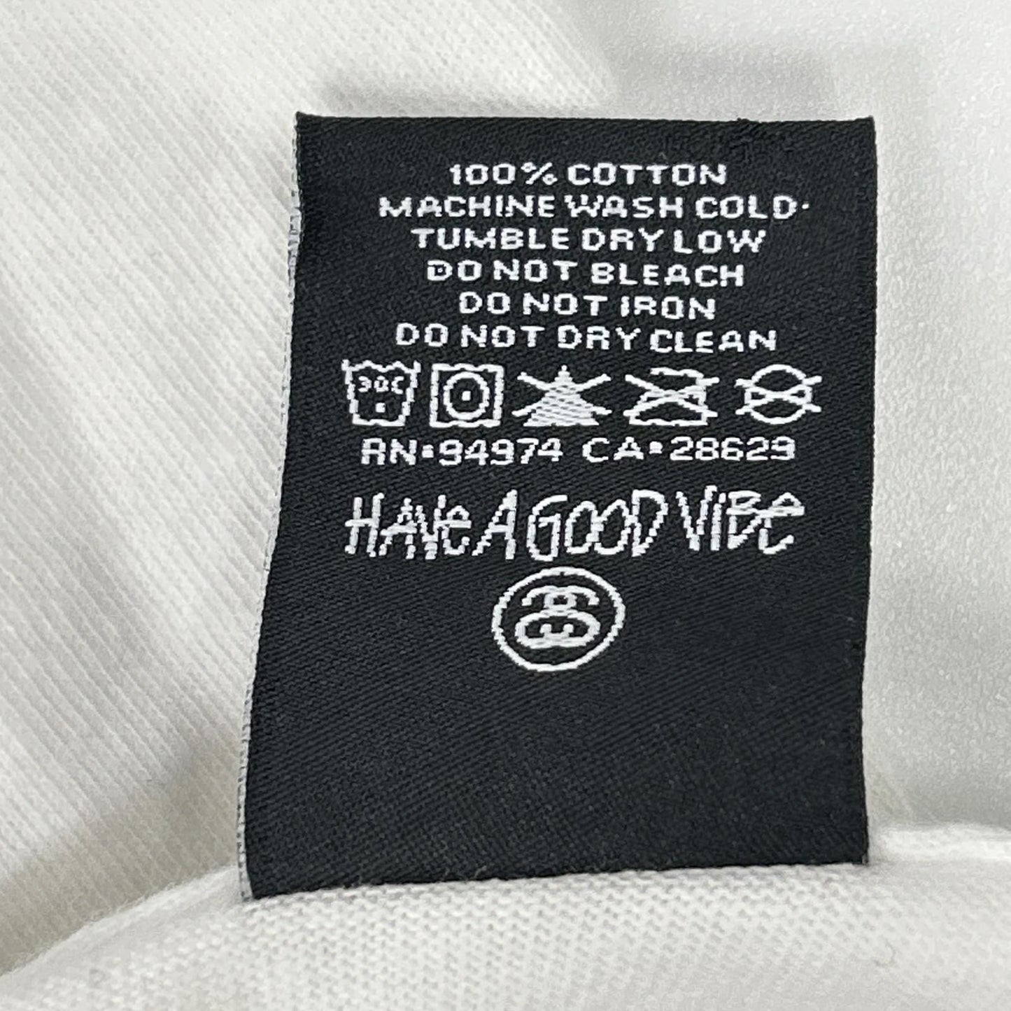 stussy ステューシー ホワイト ベントクラウン Tシャツ トップス