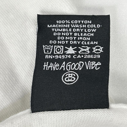 stussy ステューシー ホワイト ベントクラウン Tシャツ トップス