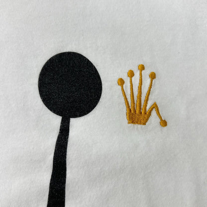 stussy ステューシー ホワイト ベントクラウン Tシャツ トップス