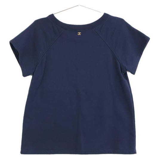 CHANEL P57840K07626 Coco Mark Print Sweatshirt Top