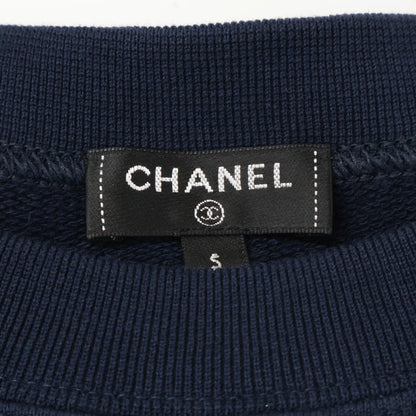 CHANEL P57840K07626 Coco Mark Print Sweatshirt Top