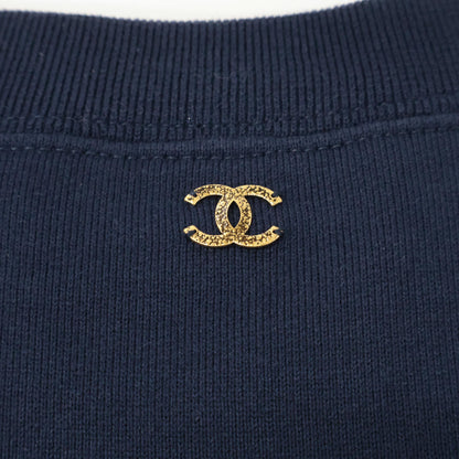 CHANEL P57840K07626 Coco Mark Print Sweatshirt Top