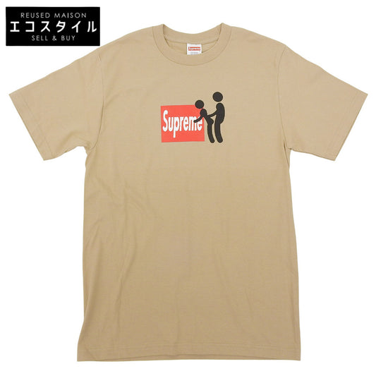 Supreme シュプリーム 未使用 コットン スティック Tシャツ トップス メンズ ベージュ S トップス