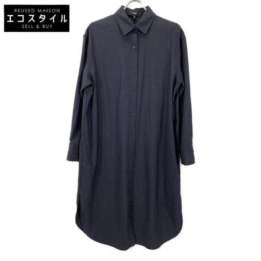 [Excellent Condition/2024 Model] 01-4305204-894-902 Wool Flannel Long Shirt Dress S Women's