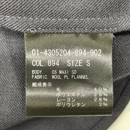 【美品/24年产】01-4305204-894-902 羊毛法兰绒长衬衫连衣裙 S 女士