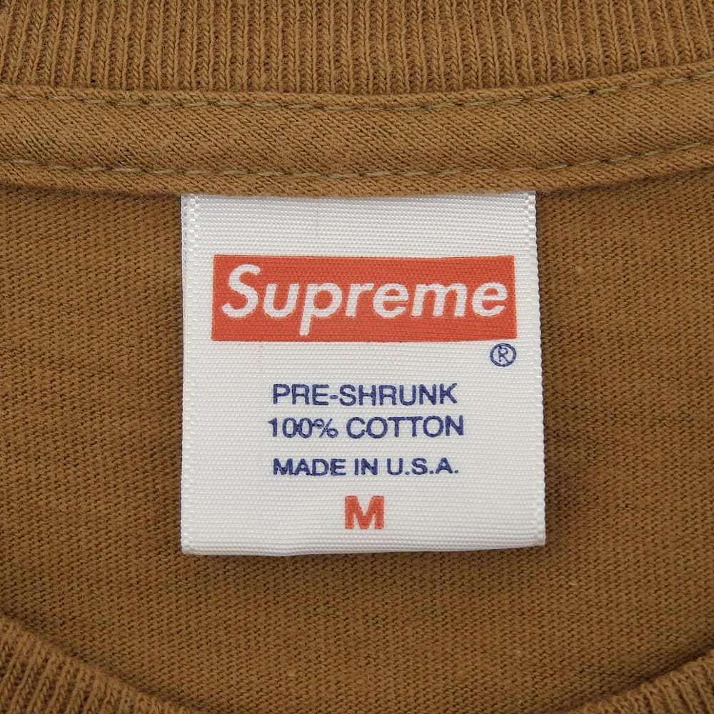 Go Fuck Yourself Pocket Tee Tops Men's Brown M 17SS Tops M Men's