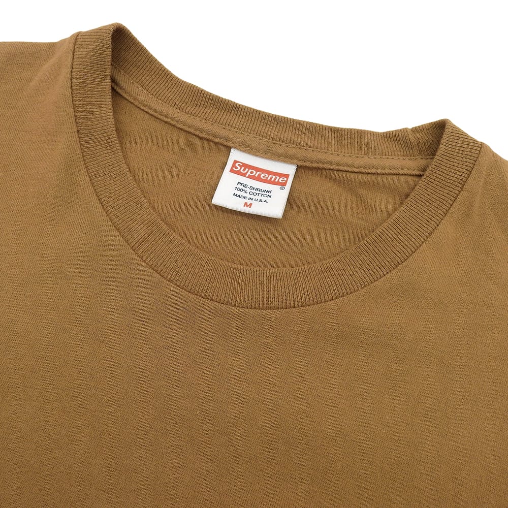Go Fuck Yourself Pocket Tee Tops Men's Brown M 17SS Tops M Men's