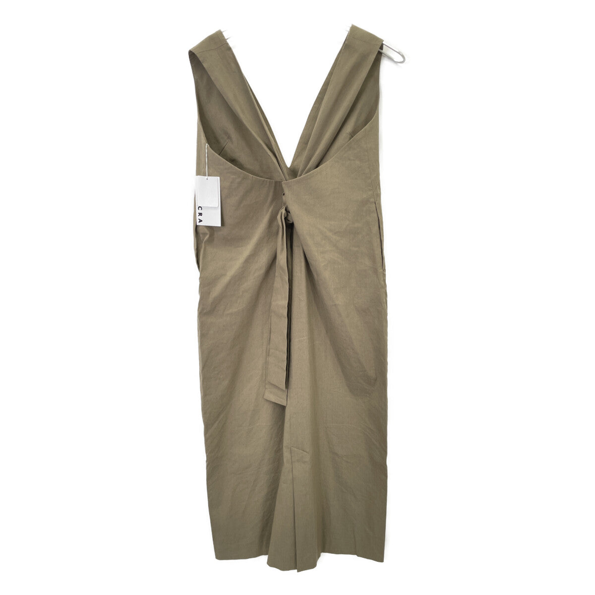 SACRA 123113041 Khaki VISCOSE LINEN OP Dress