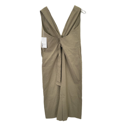 SACRA 123113041 Khaki VISCOSE LINEN OP Dress