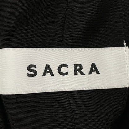 SACRA 萨克拉 124110051 黑色 人造丝 真丝连体裤 下装