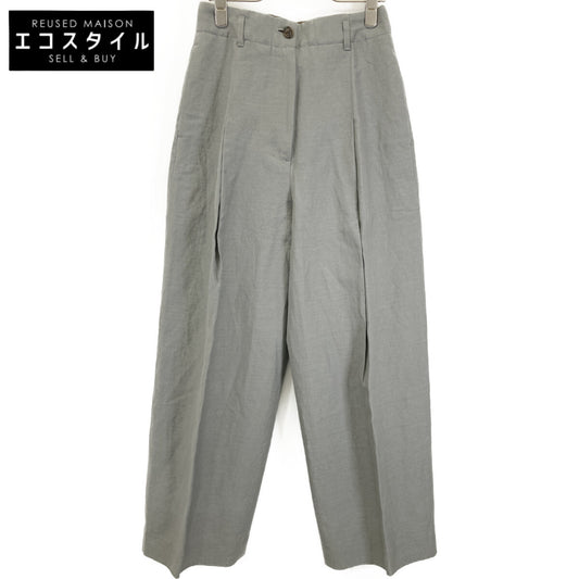 NEP-24SSB09 GRAY Wool x Flax Bottoms 1 Women's