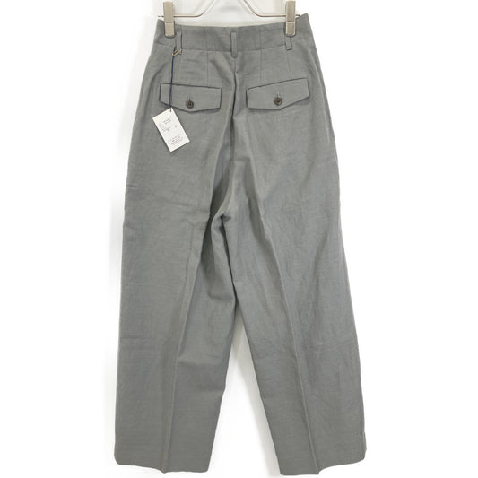 NEP-24SSB09 GRAY Wool x Flax Bottoms 1 Women's