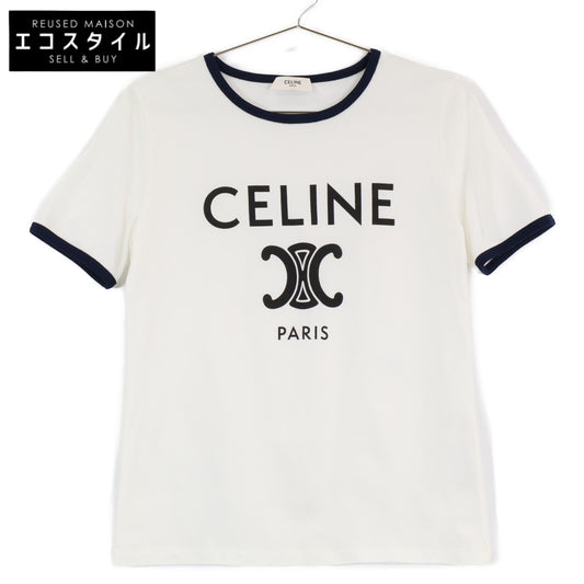 CELINE セリーヌ 【国内正規】2X872671Q トリオンフプリント 半袖Tシャツ/ トップス