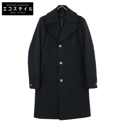 DIESEL BlackGold ディーゼルブラックゴールド ネイビー コットン チェスターコート コート