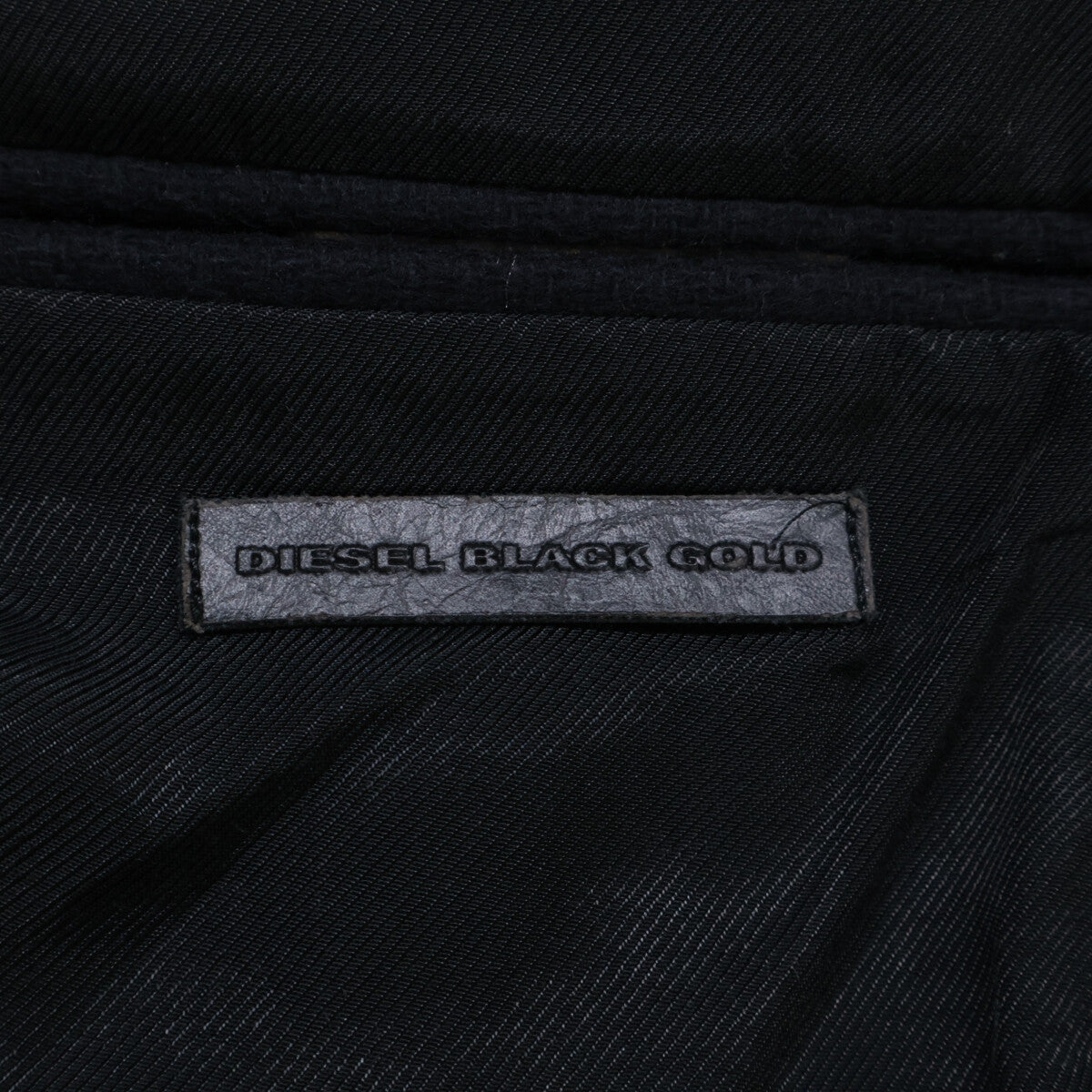 DIESEL BlackGold ディーゼルブラックゴールド ネイビー コットン チェスターコート コート