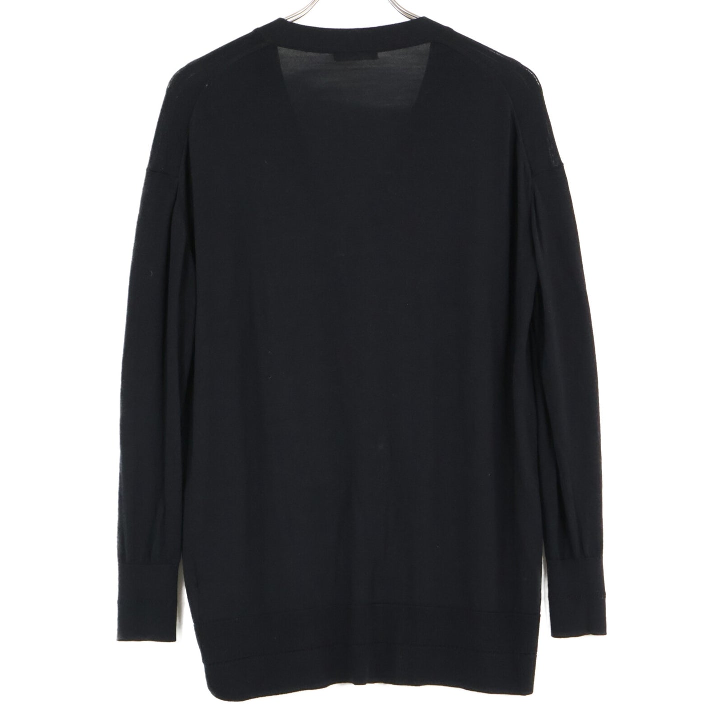 theory luxe セオリーリュクス 【美品/24年製】03-4303715 Lawrence Carrie ウォッシャブル ミディ丈 Vネックカーディガン/ トップス