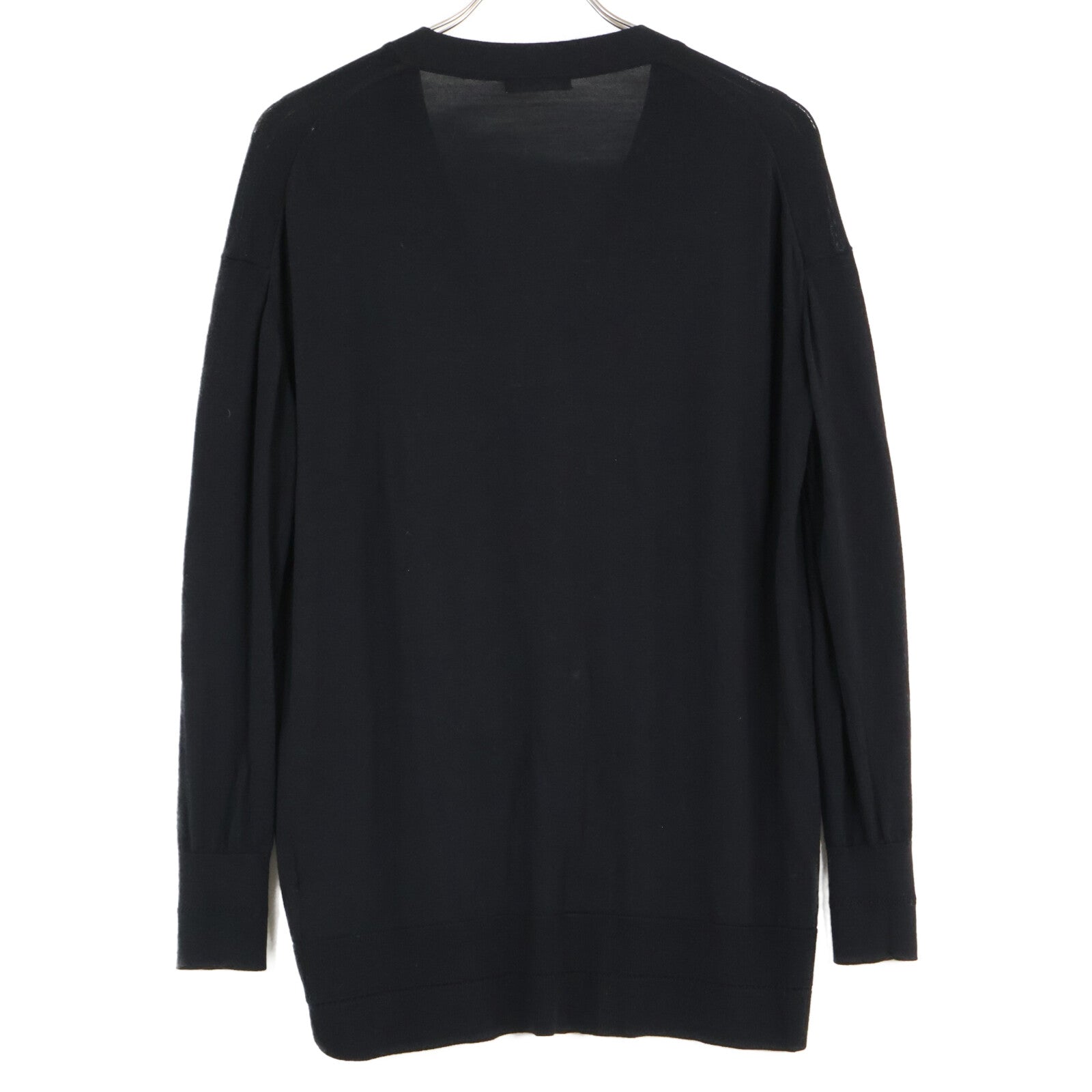 theory luxe セオリーリュクス 【美品/24年製】03-4303715 Lawrence Carrie ウォッシャブル ミディ丈 Vネックカーディガン/ トップス