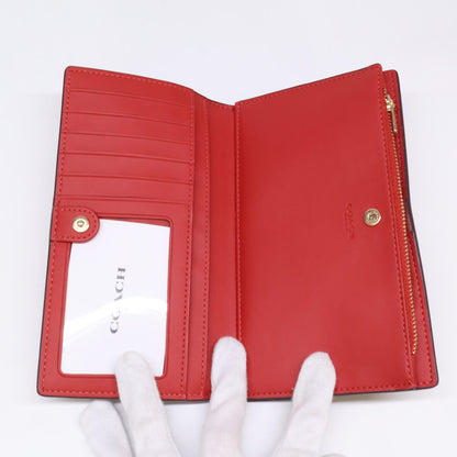 [Excellent Condition] CAP23 Slim Zip Wallet in Signature Canvas with Stripe - Bifold Wallet (with coin purse) for Women